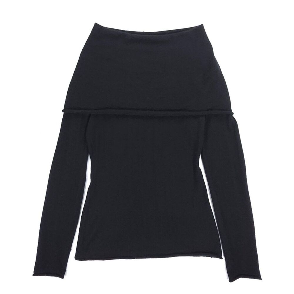 TAINK AIR Slouch Cashmere Knit Top Clean Girl Minimal Quiet Luxury Soft Girl Y2k
